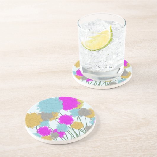 Hübsche Wildblumen Getränkeuntersetzer (Seite)