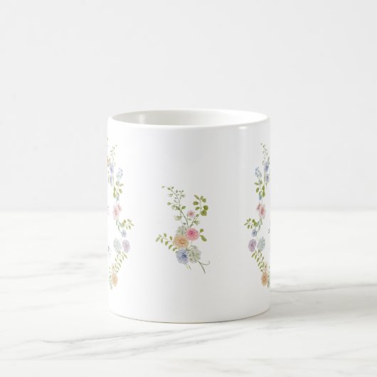 Hübsche Wildblumen im Frühjahr | Liebe Mama Kaffeetasse (Mittel)