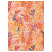 Hübsche Wildblumen Klemmbrett (Rückseite)