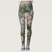 Hübsche Wildblumen Leggings (Vorderseite)
