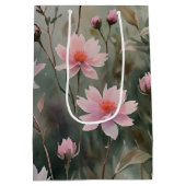 Hübsche Wildblumen Mittlere Geschenktüte (Rückseite)