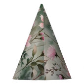 Hübsche Wildblumen Partyhütchen (Rückseite)