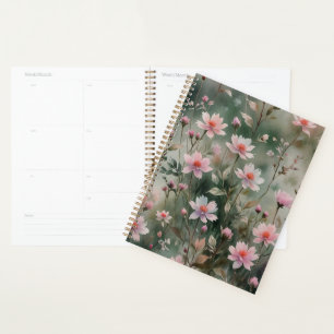 Hübsche Wildblumen Planer