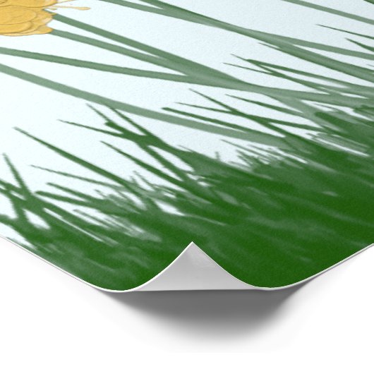 Hübsche Wildblumen Poster (Ecke)