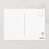 Hübsche Wildblumen Postkarte (Rückseite)