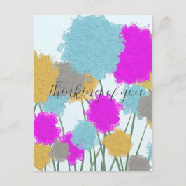 Hübsche Wildblumen Postkarte