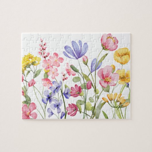 Hübsche Wildblumen Puzzle (Horizontal)