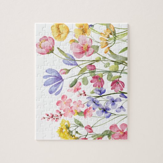 Hübsche Wildblumen Puzzle (Vertikal)