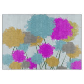 Hübsche Wildblumen Schneidebrett (Vorderseite)