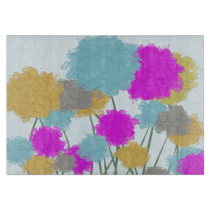 Hübsche Wildblumen Schneidebrett