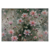Hübsche Wildblumen Schneidebrett (Vorderseite)