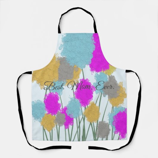 Hübsche Wildblumen Schürze (Vorderseite)