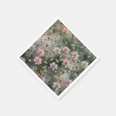 Hübsche Wildblumen Serviette (Ecke)