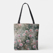 Hübsche Wildblumen Tasche (Rückseite)