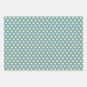 Hübsche Wildblumen Wrapping Paper Set 3 Geschenkpapier Set (Vorderseite 2)