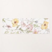 Hübsche Wildblumen Yogamatte (Vorderseite (Horizontal))