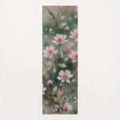 Hübsche Wildblumen Yogamatte (Vorderseite)