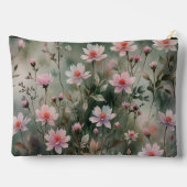 Hübsche Wildblumen Zubehörtasche (Rückseite)