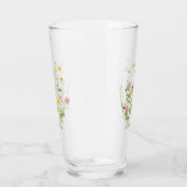 Hübsche wilde Blume Daisy Carnation Pink Glas (Rechts)