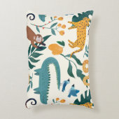 Hübsche Wildtiere und Cheetah für Jungen Dekokissen (Vorderseite(Vertikal))