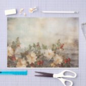 Hübsche Winter-Blume und Berliner Weihnachten Seidenpapier (Handwerk)