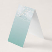 Hübsche Winterurlaub - Zelte Ohrensichtkarten Visitenkarten (Vorderseite)