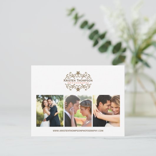 Hübsche Wirbel Marketing Postkarten (Stehend Vorderseite)