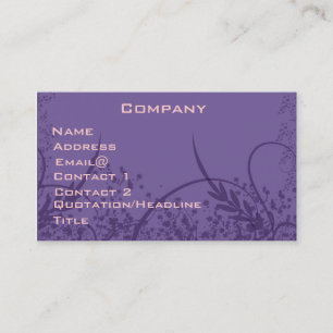 Hübsche Wirble Visitenkarte