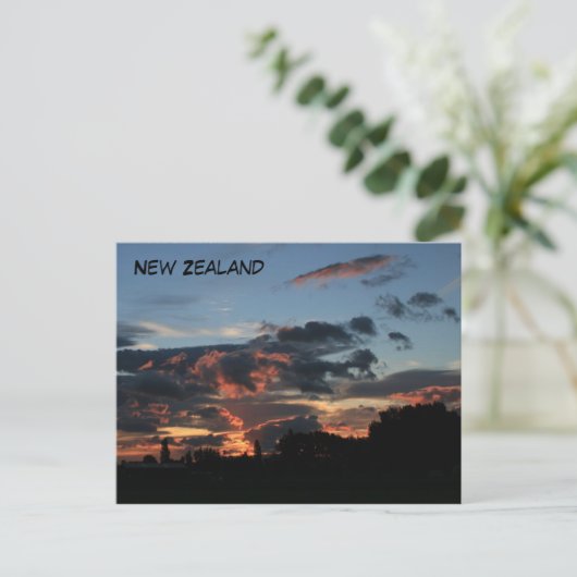 Hübsche Wolken Postkarte (Stehend Vorderseite)