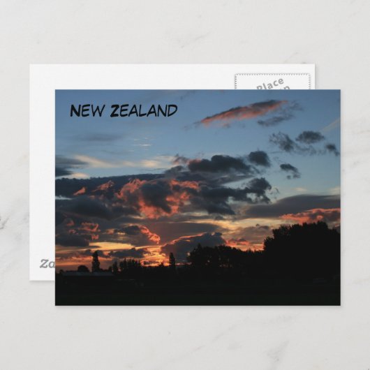 Hübsche Wolken Postkarte (Vorne/Hinten)