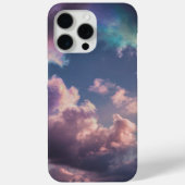 Hübsche Wolken Regenbogen Girly Modern Case-Mate iPhone Hülle (Rückseite)