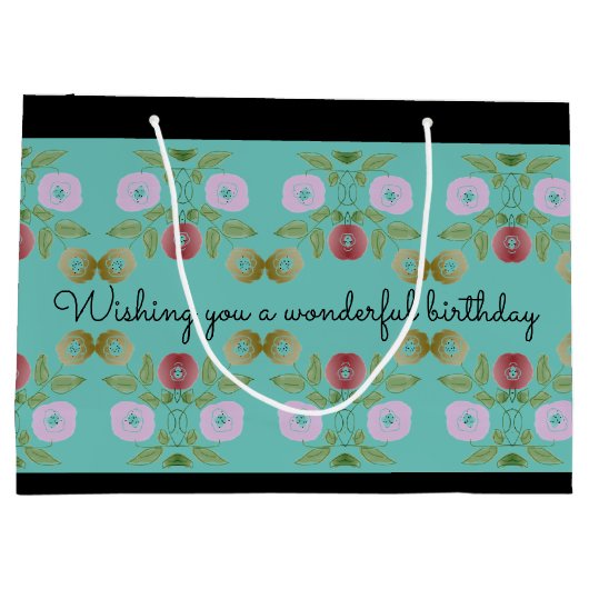 Hübsche Wundertüte Große Geschenktüte (Rückseite)