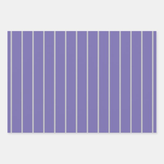 Hübsche Zackenbarsche, lila und Pfefferblätter Geschenkpapier Set (Vorderseite 2)