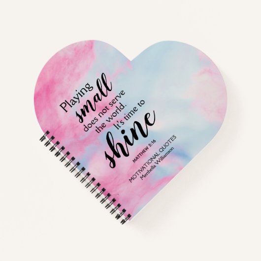 Hübsche ZEIT ZU SCHEIDEN Notizblock (Vorderseite)