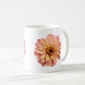 Hübsche Zinnia Blume Blumenbilder Kaffeetasse (VorderseiteRechts)