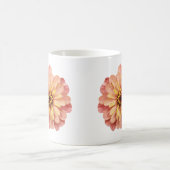 Hübsche Zinnia Blume Blumenbilder Kaffeetasse (Mittel)