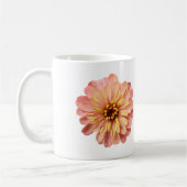 Hübsche Zinnia Blume Blumenbilder Kaffeetasse (Links)