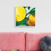 Hübsche Zitronen Leinwanddruck (Insitu (Wohnzimmer))
