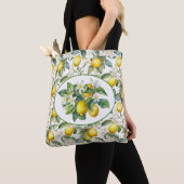 Hübsche Zitronenbaum-Wasserfarbenkunst Tasche (Von Nahem)