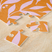 Hübsche Zweige - orange und rosa Puzzle (Seite)