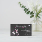 Hübschen Bicycle Custom Mommy Card Dame Telefonnummerkarte (Stehend Vorderseite)