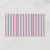 Hübschen Bicycle Custom Mommy Card Dame Telefonnummerkarte (Rückseite)