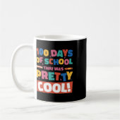 Hübschen Coolen 100 Schultage 100. Kaffeetasse (Links)