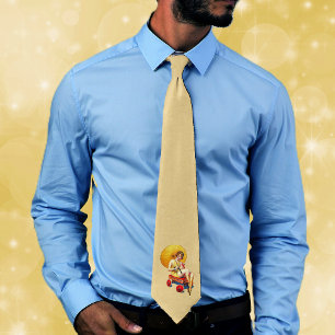 Hübschen Vintagen 20er Jahre Bething Beauty in Red Krawatte