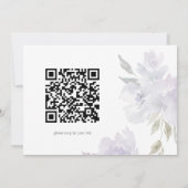 Hübscher 15. Geburtstag Quinceañera QR Code Einladung (Rückseite)