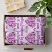 HÜBSCHER 50. GEBURTSTAG SEIDENPAPIER (Geschenk)