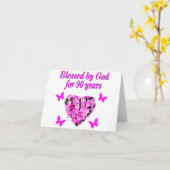 HÜBSCHER 90. GEBURTSTAG KARTE (Gelbe Blume)