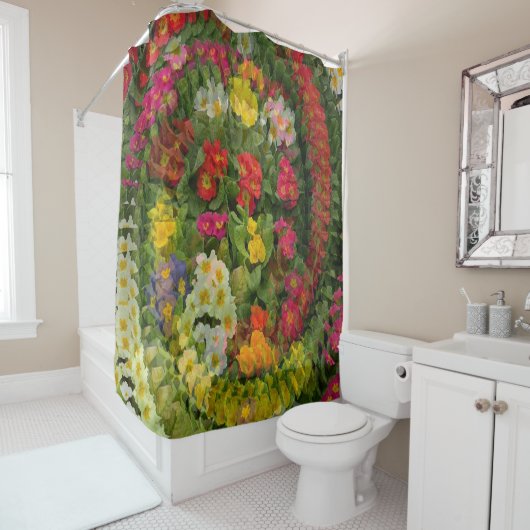 Hübscher Abend Primroses.... Duschvorhang (Beispiel)