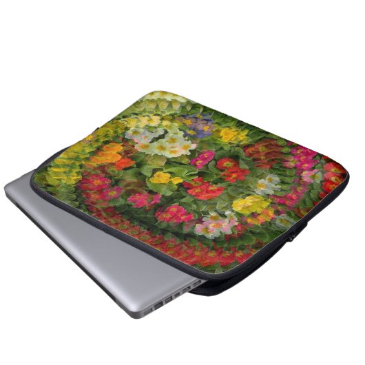 Hübscher Abend Primroses.... Laptopschutzhülle (Vorne Knopf)