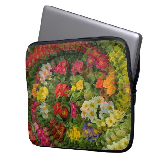 Hübscher Abend Primroses.... Laptopschutzhülle (Vorderseite Links)